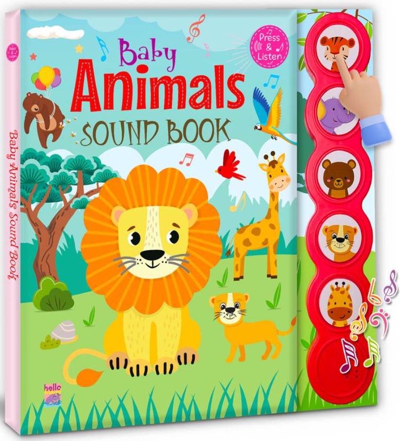 Baby Animals Sound Book – 5 Click | Interactive Learning for Kids